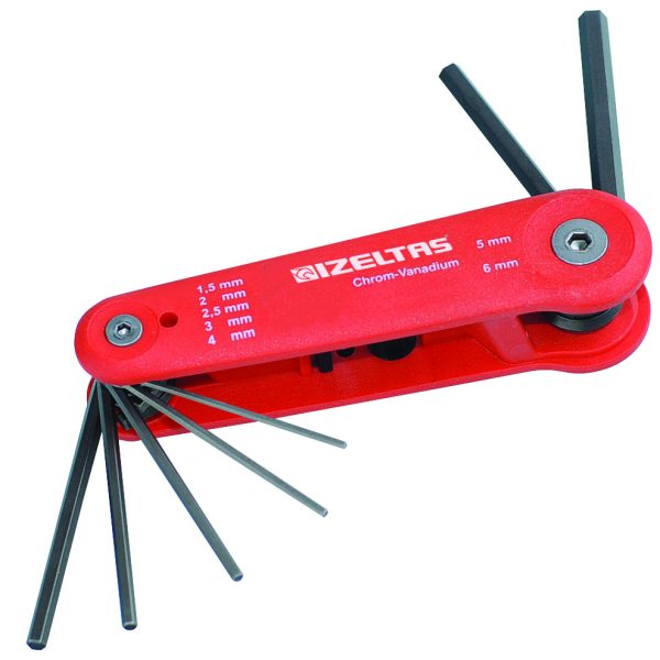 İZELTAŞ ALLEN ANAHTAR KASET TAKIMI 7 PARÇA