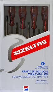 1ca62a50-396c-41b1-b0b8-ff0c1b160944 İZELTAŞ TORNAVİDA SETİ KRAFT DÜZ 8 PARÇA