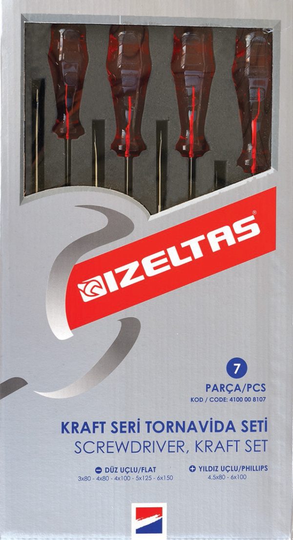 İZELTAŞ TORNAVİDA SETİ KRAFT 7 PARÇA