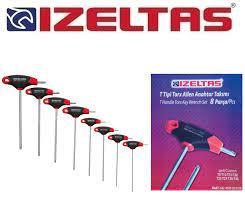 İZELTAŞ ALLEN ANAHTAR TAKIMI T TİPİ TORK 8 PARÇA