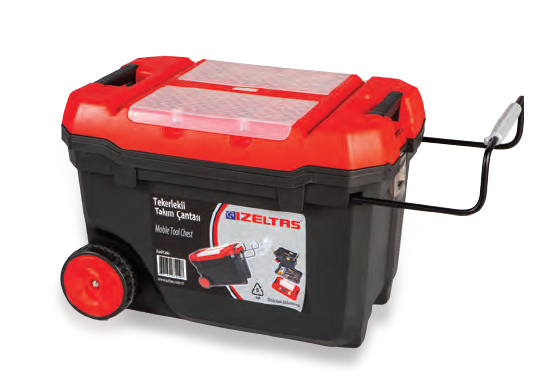 İZELTAŞ TEKERLEKLİ PLASTİK TAKIM ÇANTASI 28"