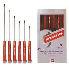 İZELTAŞ 6LI TORX UÇLU KLEMENS TORNAVİDA TAKIMI
