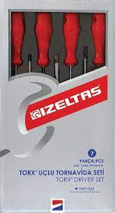 İZELTAŞ TORX UÇ TORNAVİDA TAKIMI 7 PARÇA