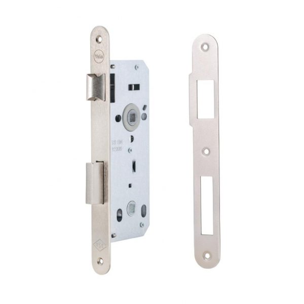 YALE SESSİZ WC KAPI KİLİDİ OVAL 18 MM/45 MM - SATEN