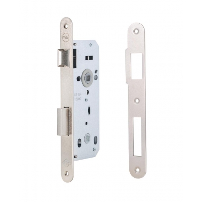 YALE SESSİZ WC KAPI KİLİDİ OVAL 23 MM/40 MM - SATEN