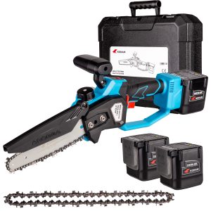 KH-3GXD40HS10.8B KOHAM AKÜLÜ ZİNCİRLİ TESTERE 10,8V 2.5 AH İKİ AKÜLÜ 10CM PALA BOYU + YEDEK ZİNCİR