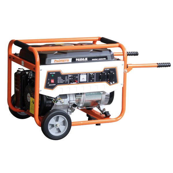 PA550JE5 PALMERA EUR5 BENZİNLİ JENERATÖR MONOFAZE 220V 6,87 KVA / 5 KW İPLİ
