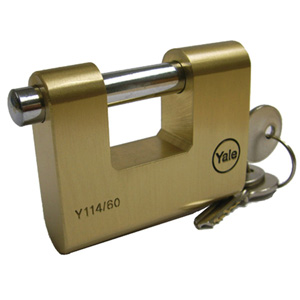 YALE YASSI OVAL KAYAR PİMLİ ASMA KİLİT 90 MM